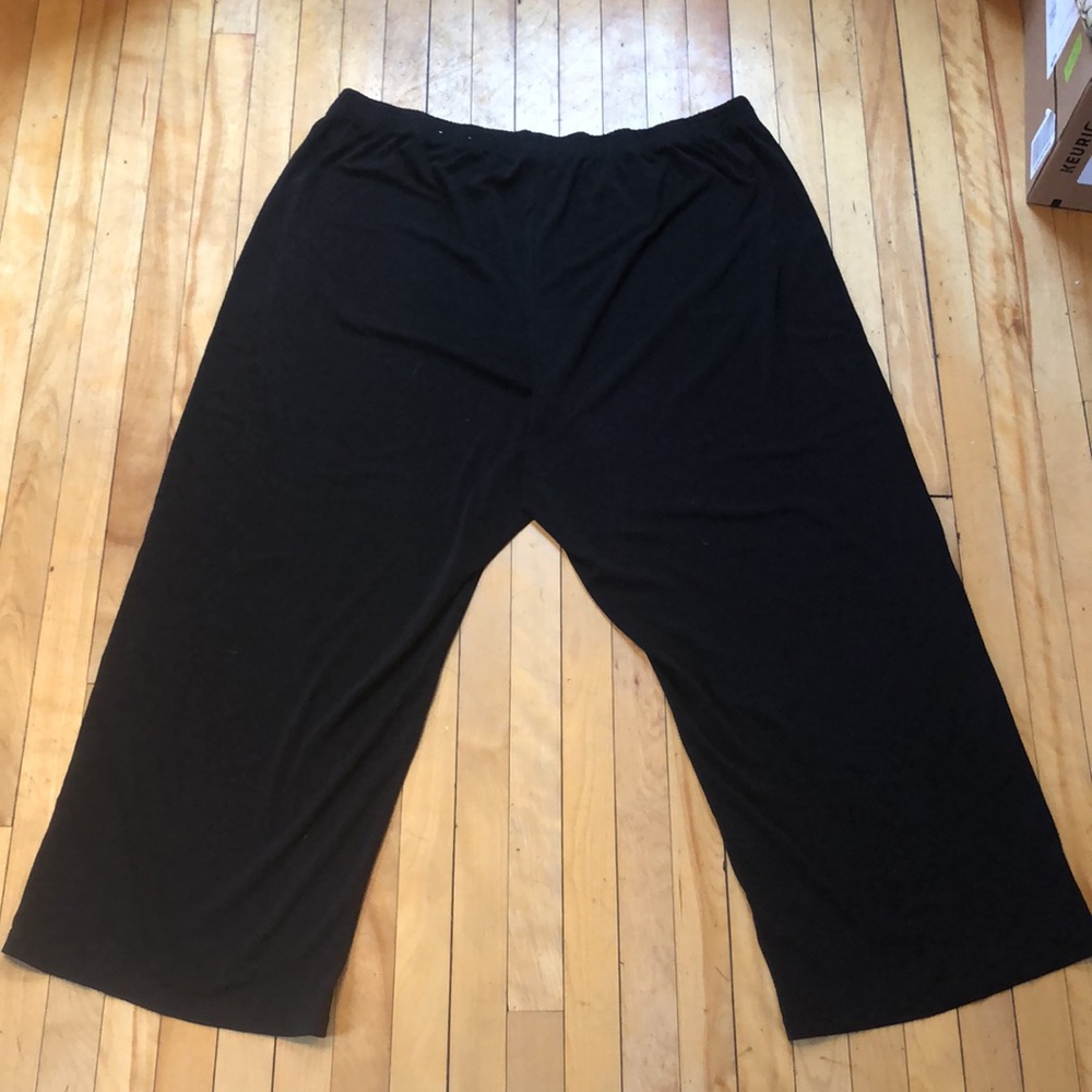 Avenue VIP Knits pants straight leg black 22/24 - Picture 2 of 5